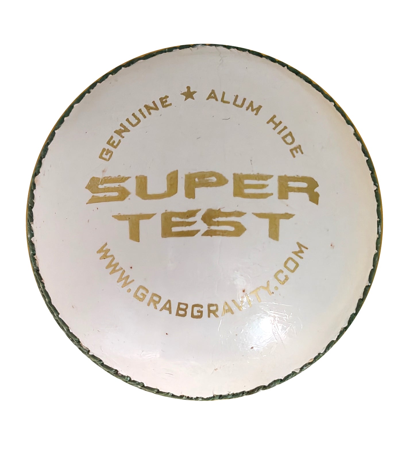Gravity Super Test Leather ball ,White Color